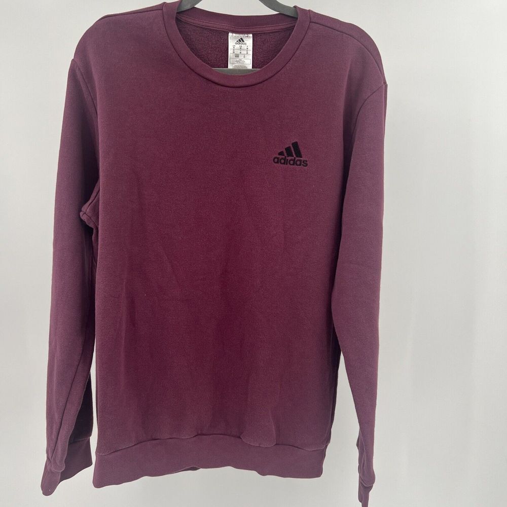 Adidas Feel Cozy Crewneck‎ Sweatshirt Pullover Men's Medium Purple